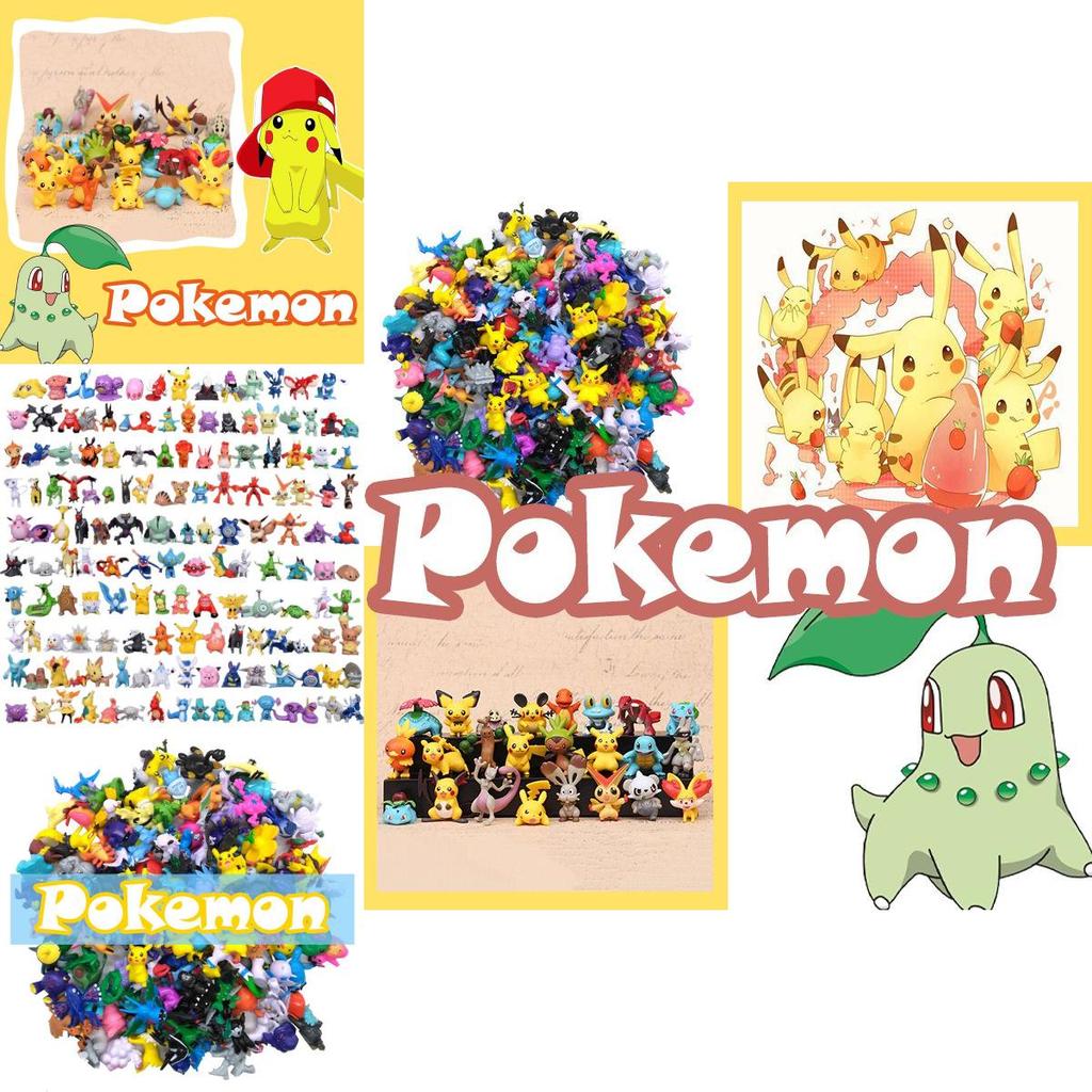 Colorful Miniature Pocket Monster Doll Set With 144 Pieces For Collectors And Kids