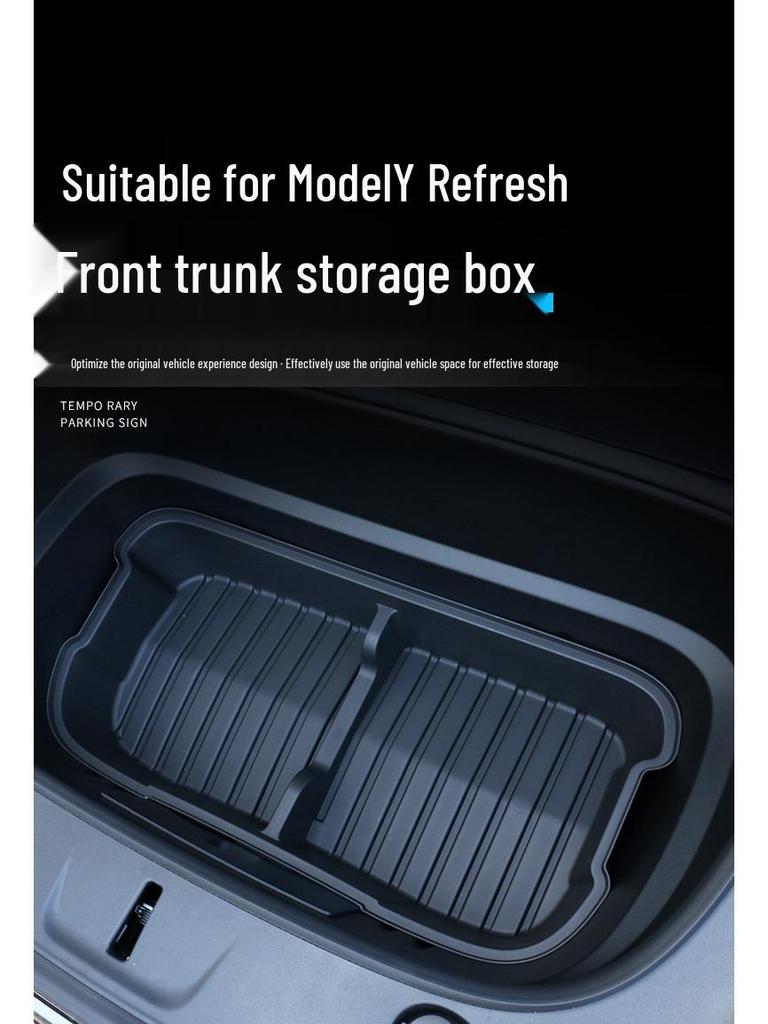 Model Y 2025 Facelift New Front Trunk Multi-Functional Storage Box