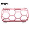 Wall Mounted Reptile Hide Honeycomb Climbing Shelf, Suction Cup Snake Tunnel Hide, Rest Platform Modular Terrarium Furniture for Ball Python,