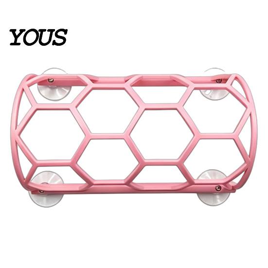 Wall Mounted Reptile Hide Honeycomb Climbing Shelf, Suction Cup Snake Tunnel Hide, Rest Platform Modular Terrarium Furniture for Ball Python,