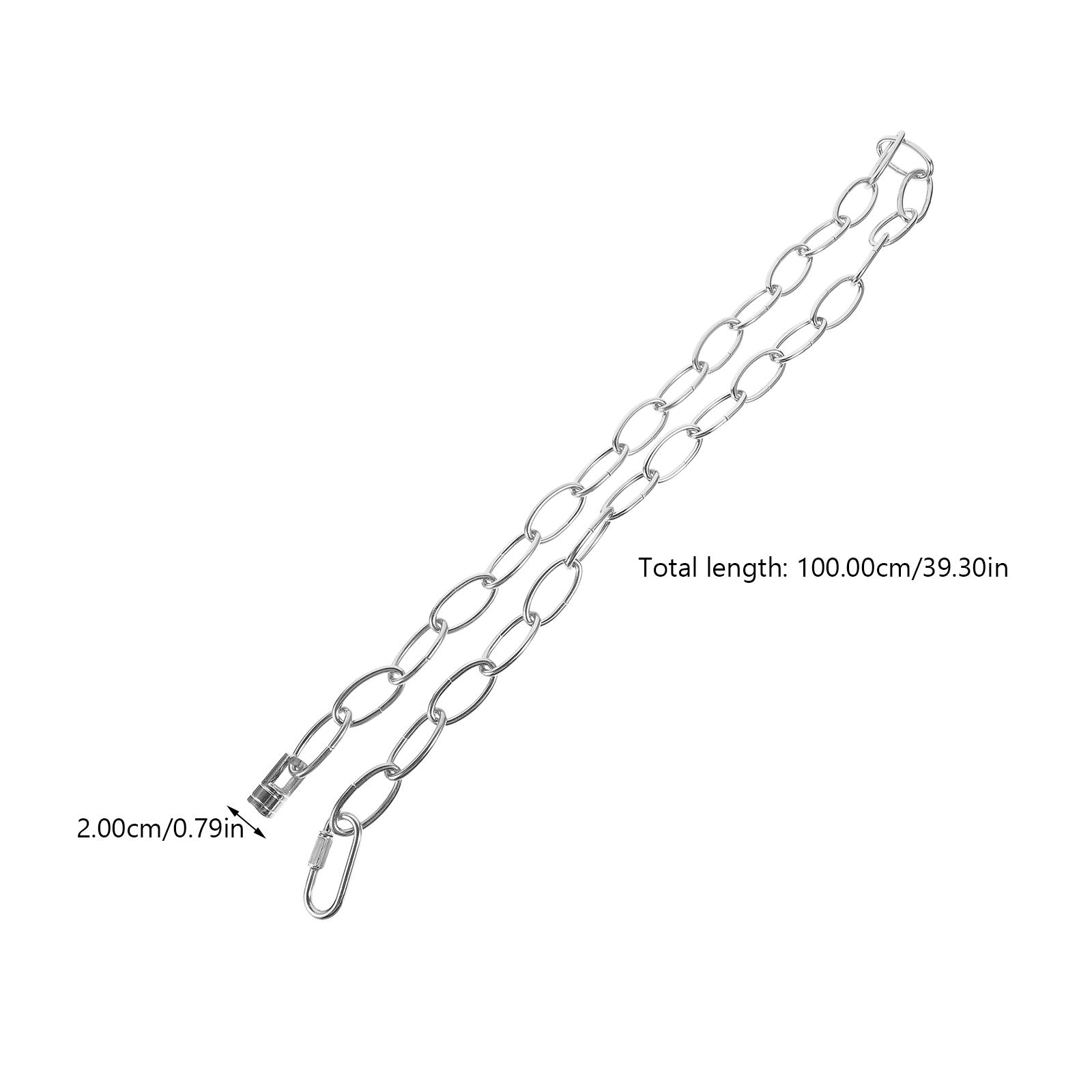 Chandelier Chain Extension Heavy Duty Light Fixture Hanging Supply Easy Install Durable Metal Chandelier Chain for Living Room серебряный