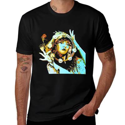 W Stevie Nicks Stevie Nicks Dream Flower Unisex Tshirt Casual Trendy Short Sleeve Tshirt