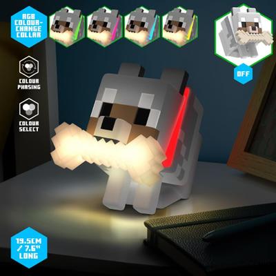 Oficiálne licencované izbové svetlo Minecraft Vlk
