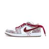Jordan Air Jordan 1 Quirky Handmade, Heartfelt Floral Cushioning Abrasion Resistant Low Top Vintage Basketball Shoes DC0774-202(Team1154-)
