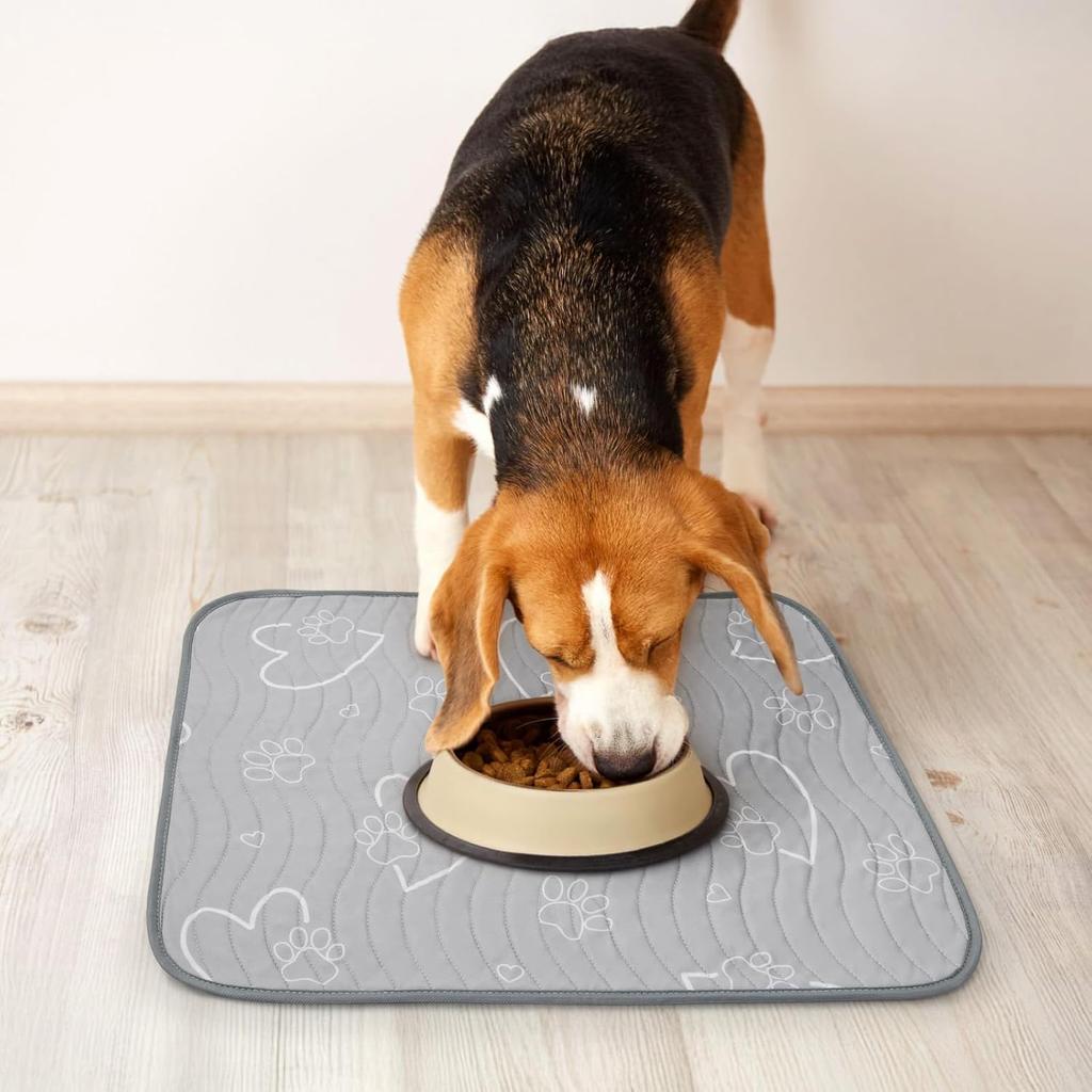 Washable Pee Pads for Dogs Reusable: 2 Pack Waterproof Puppy Pads Absorbent Quick Dry Training Pads - Non Slip Puppy Whelping Mats for Grate, Floor,