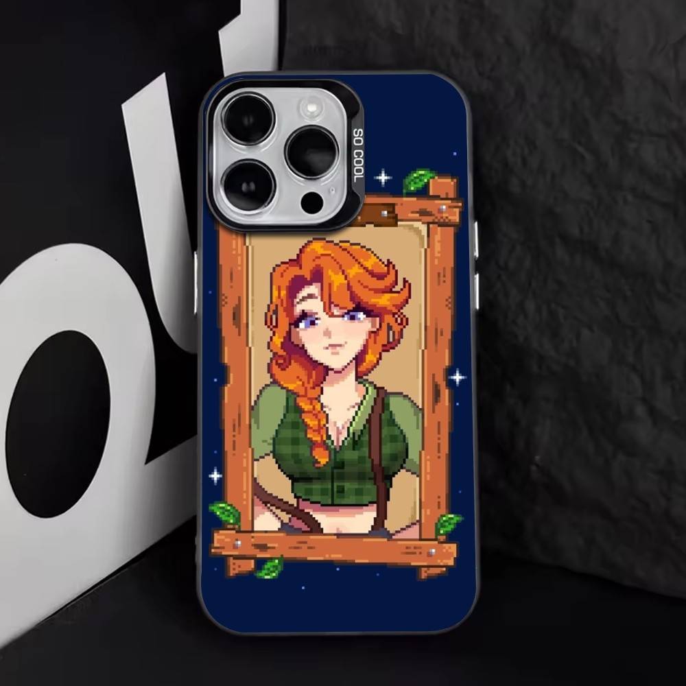 Stardew Valley   Phone Case For iPhone 17,16,15,14,13,12,11 Plus,Pro Max,XS,Colorful Silver Black Cover