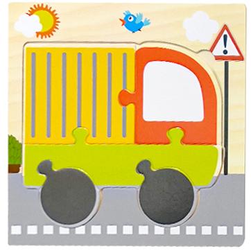 

Baby Toys Wooden 3D Puzzle Cartoon Animal Vehicle Wood Jigsaw Puzzles Intelligence Montessori Educational Toys for Children