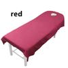 Massage Bed Fitted Sheets Massage Treatment Soft Sheets Spa SPA Bed Table Cover Sheets with Hole Table Cover Sabanas Para Cama Salon Sheet