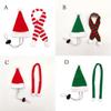 Headwear Holiday Costume Poultry Lizard Guinea Pig Pet Hat Merry Christmas Santa Claus Animal Scarf