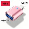 USB‑A To Type‑C Male Adapter USB3.0 OTG Car Charging Supported Converter Fit for Laptops Mobile Phones USB‑C Gadgets 3