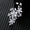 High-end Fashion All-match Brooch Suit Coat Pin Jacket Accessories Zircon Corsage Accessories To Send Family Gifts