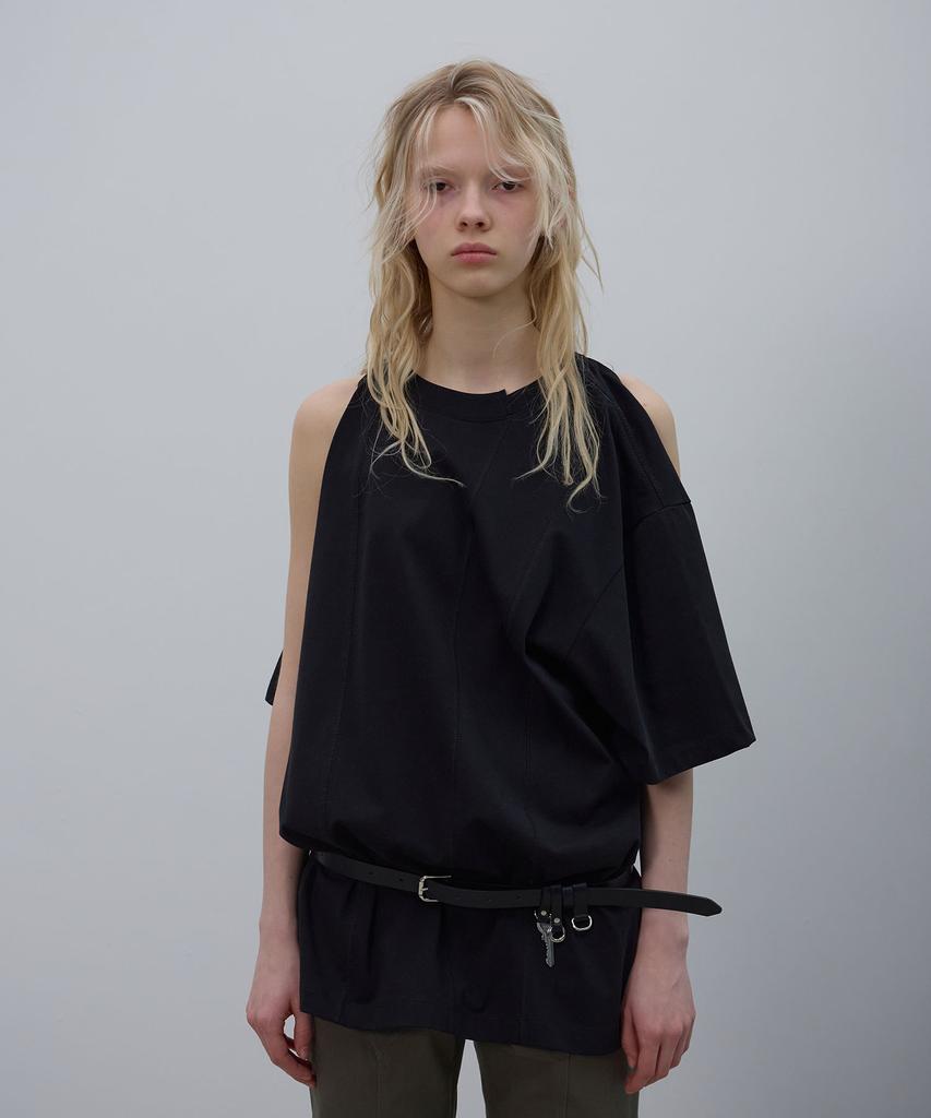 LCDC™ Shoulder Slit Top (Black)
