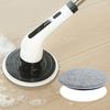 Electric Spin Scrubber Cordless Multifunction Retractable Handle Bathroom Tub Tile Shower Power Cleaning with 9 Brushes