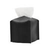 Decorative Square Tissue Box PU Leather Tissue Holder Facial Paper Organizer for Bathroom Modern Tissue Box Holder Kitchen