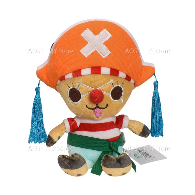 20-30cm One Piece Chopper Luffy Law Sanji Stuffed Doll Kawaii Soft Plush Toys Kids Pillow Gift Children Birthday