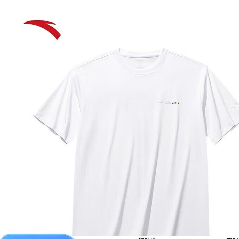 ANTA Men s Summer Loose Fit Versatile Short-Sleeve T-Shirt M