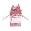 3D Pop Up Julekort Rosa Flamingo Julehilsenskort God Jul Gavekort for Gutter Jenter Menn Kvinner