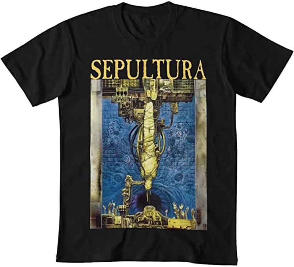 

Sepultura Chaos AD Футболки Подарок для Любителя Для Фаната Все Размеры Мужская Рубашка KC272 Унисекс Футболка XXXL