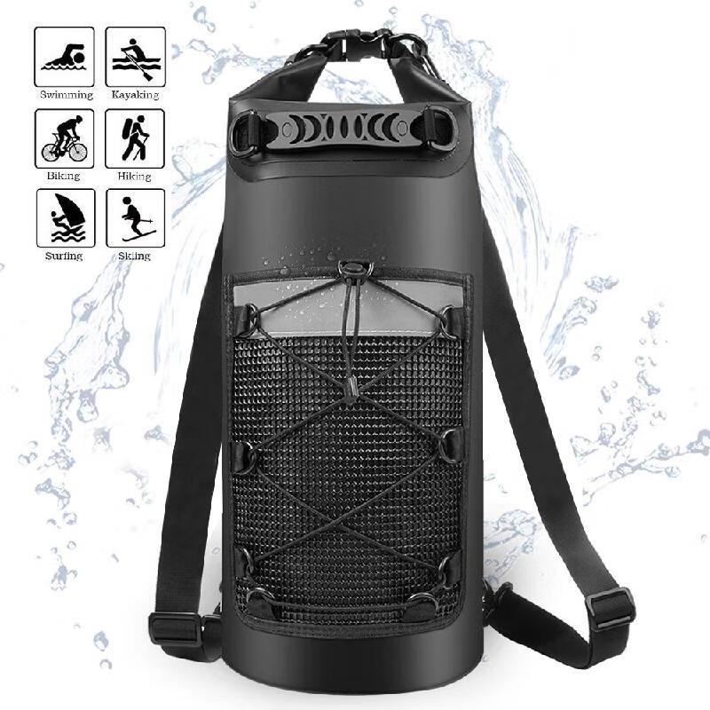 

QINXING Reflective Waterproof Dry Bag 10L Single-Shoulder
