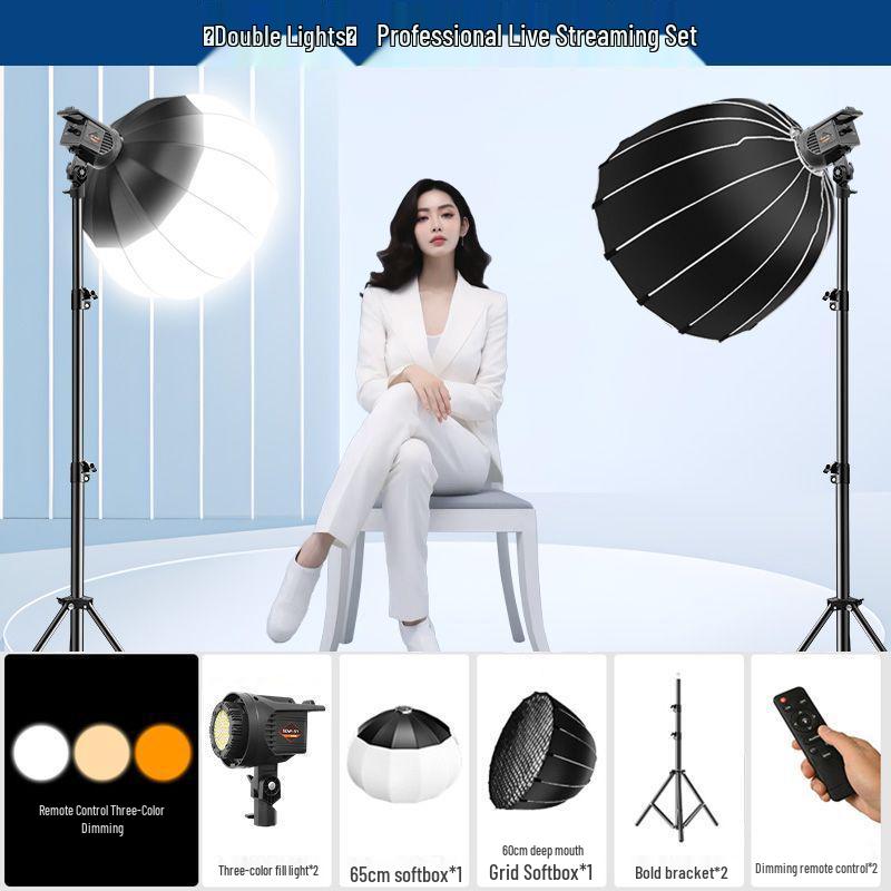 Professional Deep Throw Softbox Light for Photography & Live Streaming