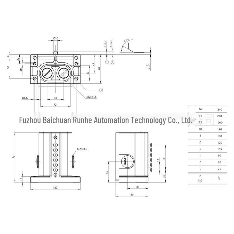RGBF02D12-502-M Anshun Euchne Combo Limit Switch, New Original 082312 In Stock