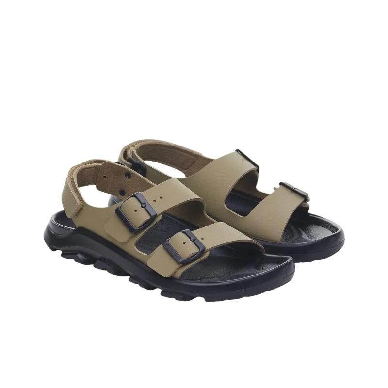 Birkenstock Mogami Terra Unisex Open Toe Retro Beach Sandals Khaki 1029775 44