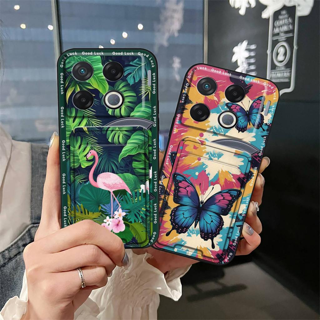Graffiti Waterproof Phone Case For Infinix GT 20 Pro/X6871 Cartoon Cute Anti-dust Card Bag Fashion Design Anti-knock TPU
