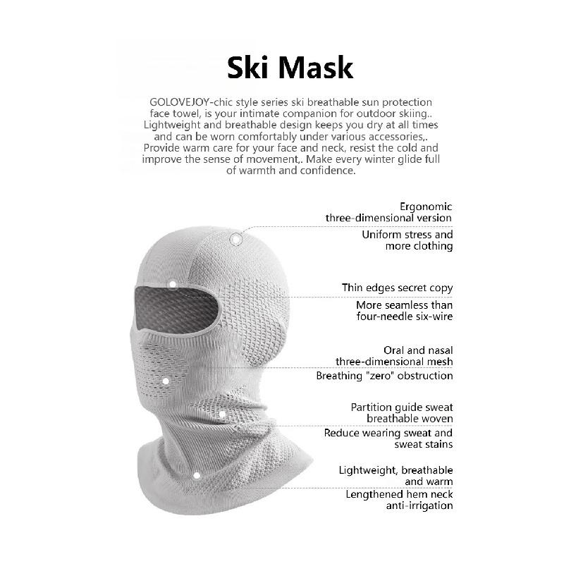 GTUBIKE Cold-Proof Thermal Scarf Winter Ski Hat Balaclava Full Face Mask Ski Cycling Hunting Head Neck Cover Helmet Liner Cap