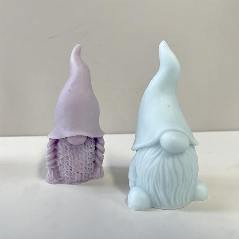 Gnomes Shape Silicone Mold Candle Resin Making Tool DIY Candle Moulds Ornaments Hand-made Home Decorations Supplies