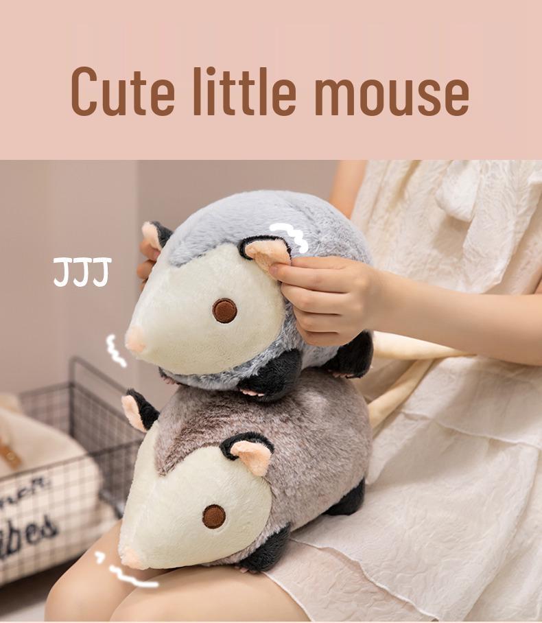 Adorable Cartoon Mouse Plush Toy - Children's Small Animal Doll Gift