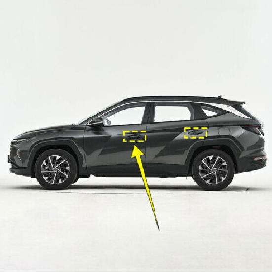 Exterior Side Door Bowl Frame Cover 4PCS For Hyundai Tucson - Bright Red