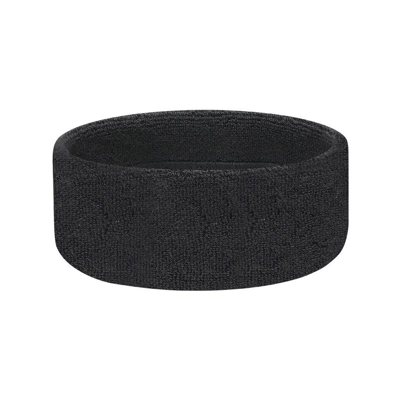 

2026 Solid Color Cotton Headband Sweat Absorbent Belt Breathable Men s Running Fitness Badminton Sweatproof Women s Sports Bandana 17.5*5.5CM