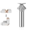 For Router Table Arc Bending Integrated Forming Knife Router Bits R18 R30 1/2 inch Woodworking Circular bending Grooving Tool
