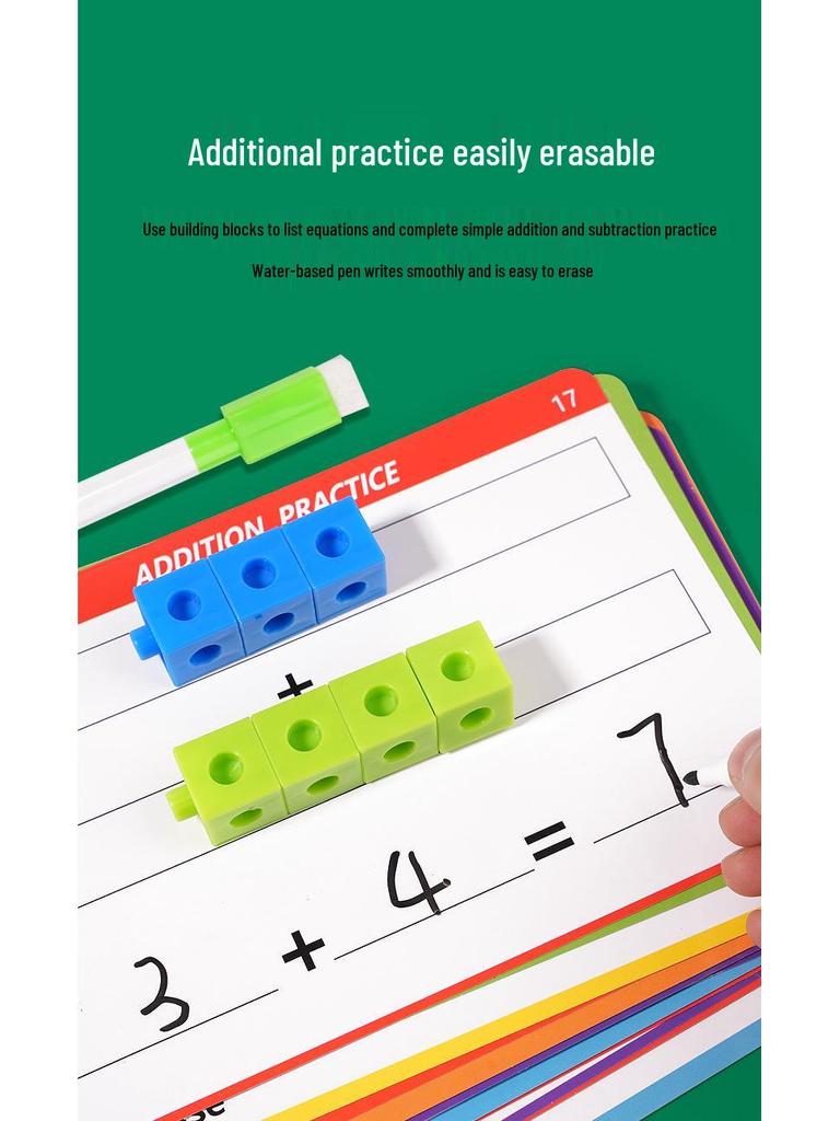 Montessori Educational Building Blocks for Kids: Enhance Spatial Thinking and Intellectual Development with Durable Plastic Toys.