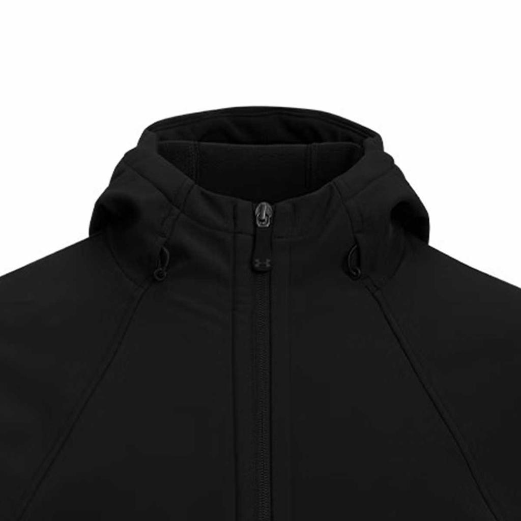 Under Armour Unstoppable UA Free Series Casual Sports Solid Color Hooded Long Sleeve Jacket Men Jackets Black 1389304-001
