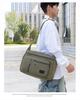 Męska płócienna torba crossbody - Wielowarstwowa, o dużej pojemności, wszechstronna, codzienna biznesowa i sportowa torba na ramię.