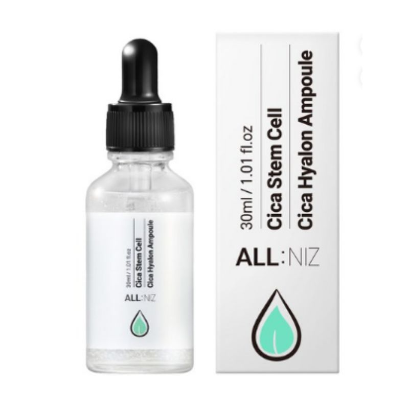 ALL:NIZ CICA Stem Cell Hyaluron Soothing Hydration Repair Ampoule, 1 pc, 30ml