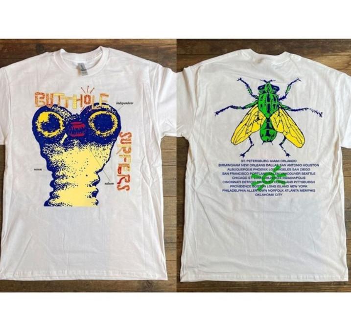 VTG Butthole Surfers Independent Worm Saloon Tour 1993 TShirt 2 Sided M