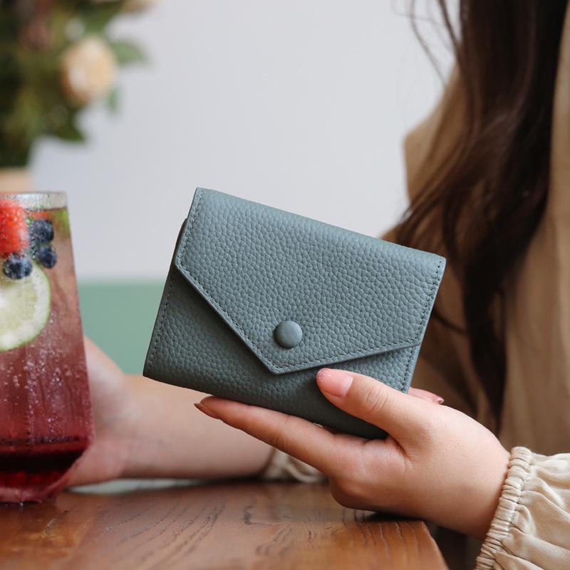 2025 Damski Portfel Slim ze Skóry Naturalnej i Etui na Karty - Wysokiej Klasy Wielofunkcyjny Portmonetka
