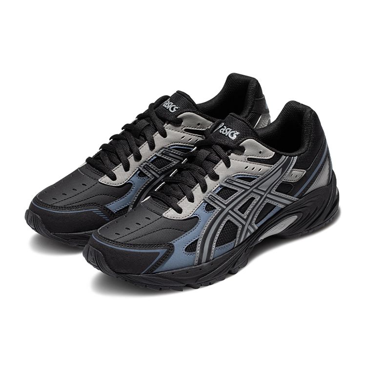 Asics Gel-170 Fabric Synthetic Leather Comfortable Sports Durable Low-Top Lifestyle Shoes Men Shoes Black Gray 1203A213-001