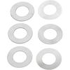 Motorcycle Silver 3/4" Rear Axle Shim Kit Wheel Bearing Spacer For Harley Dyna Touring Big Twin 1983-