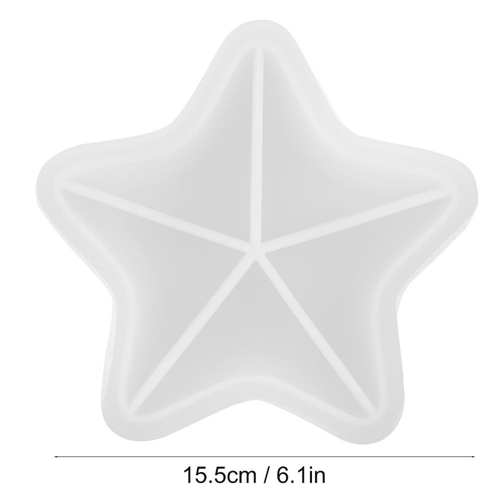White Seastar Marine Series 15.5cm Box Mould Silicone Resin Mould  Decorative Ornament