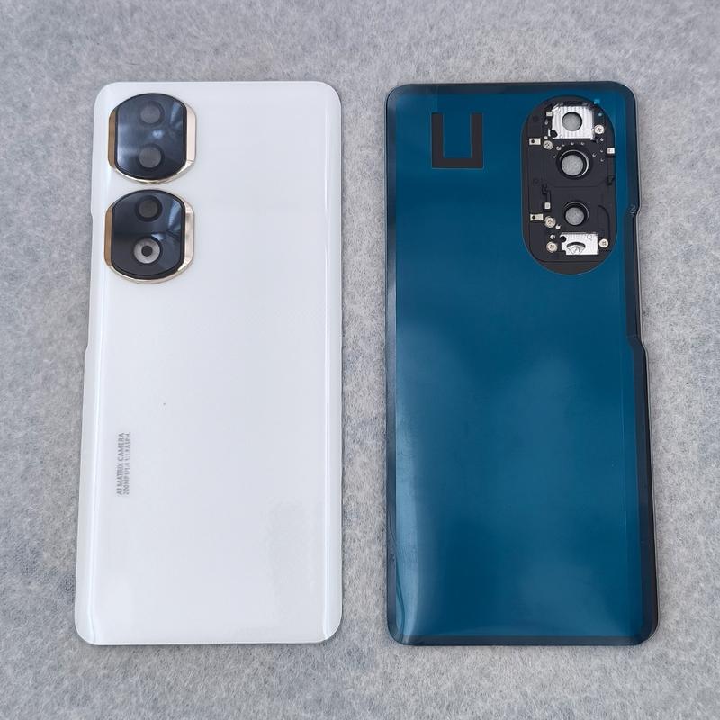 For Honor 90 Pro Battery Back Cover Rear Housing Shell Repair Parts Replacement With Lens Frame Covers and Stickiness Adhesive