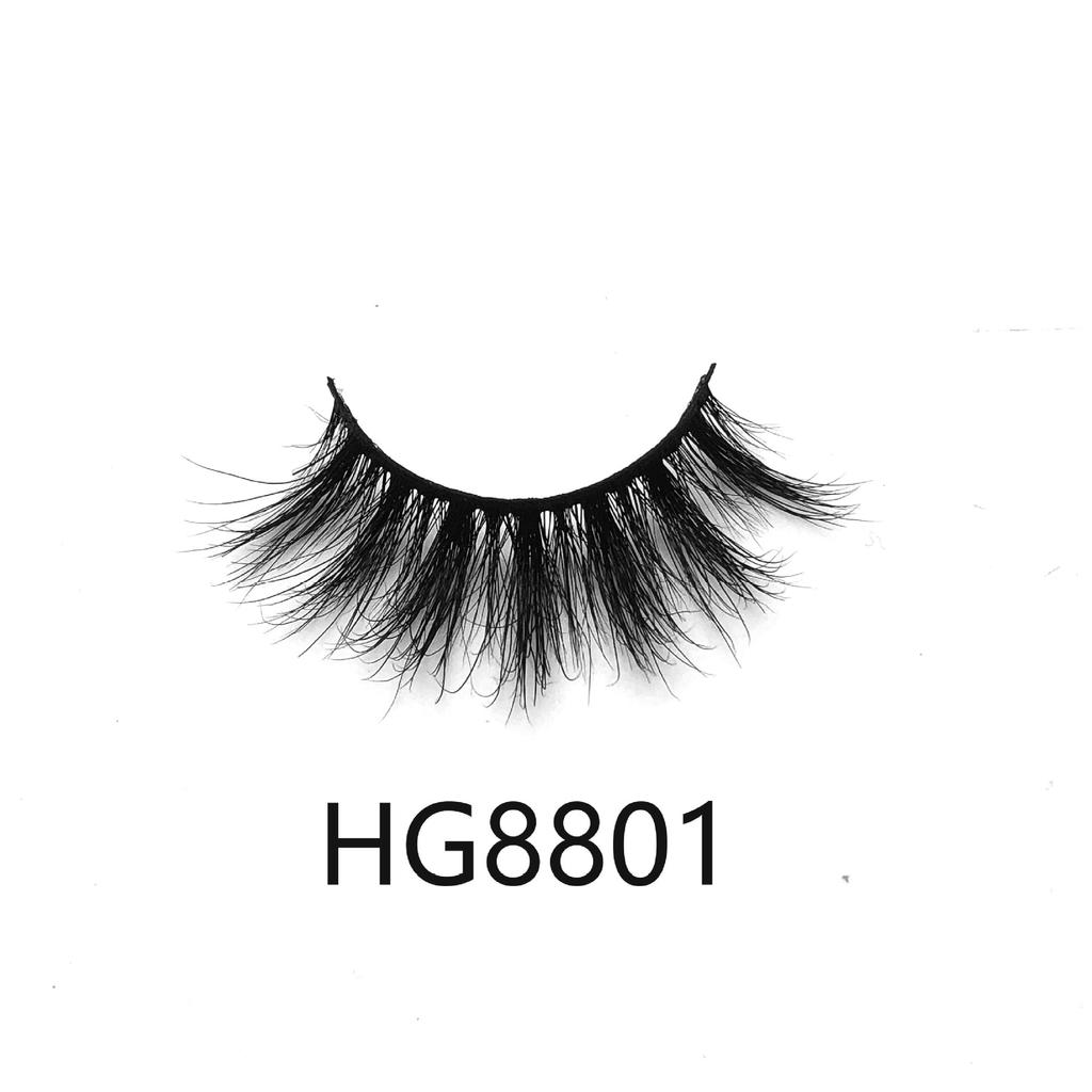 20mm Mink Hair False Eyelashes European And American Multi -Layer Thick Cross Curly Messy False Eyelashes