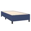 Maison Exclusive - Sommier à lattes de lit avec matelas Bleu 90x190 cm Tissu
