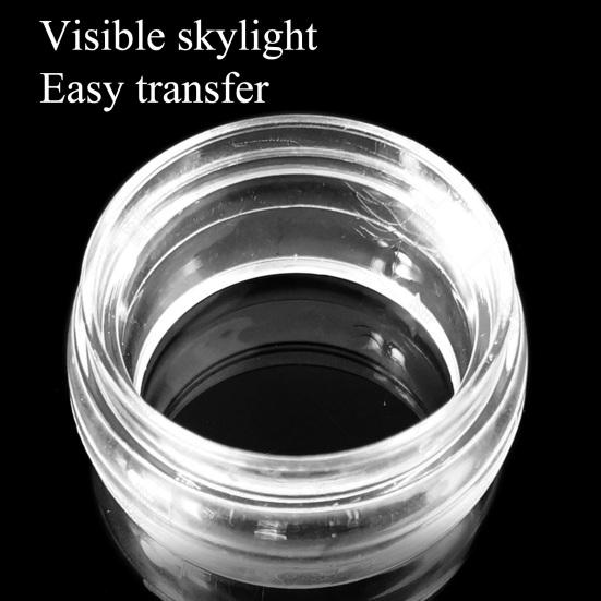 

Yousheng Nail Seal Single Head DIY Transparent Chess Shape Jelly Silicone Nail Stamper for Manicure