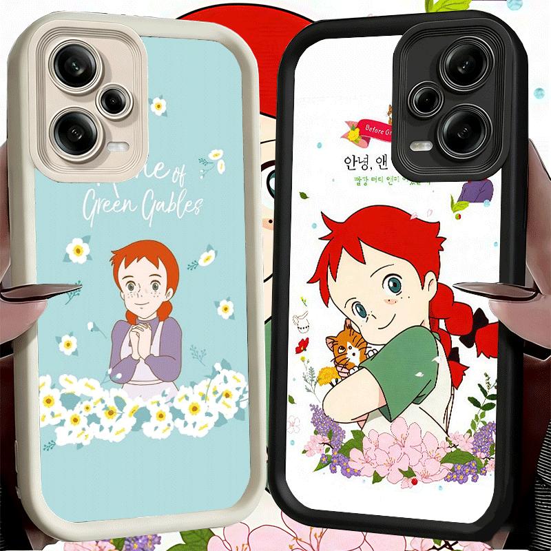 Phone Case for Xiaomi Redmi Note 15 14 13 Pro Plus Anne Of Green Gables Shirley Shell 12S 11 11S 11T 5G 14S Soft Silicone Funda