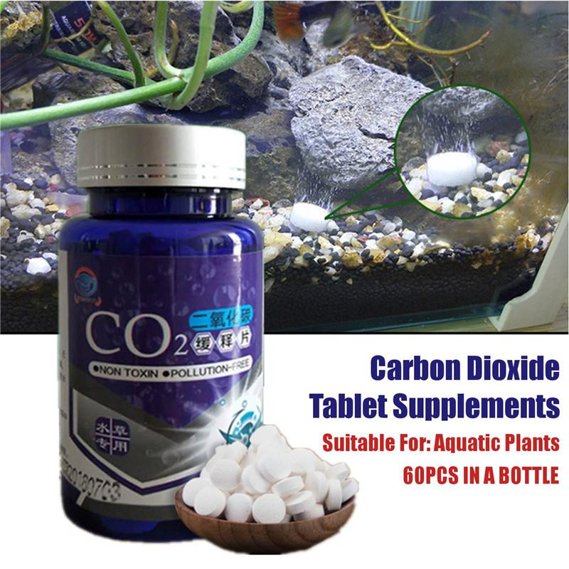 CO2 Tablet Carbon Dioxide Diffuser for Water Plant  Aquatic Leaf Float Grass Fish Aquarium Carbon Dioxide Diffuser Water Plant