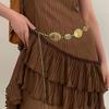 Oval Bohemian Waist Chains Belly Chain Tassel Body Chain Vintage Dress Belt Chains  Indian Dance