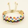 Ximang Ximang Fashion Beaded Bracelets Jewelry Color Daisy Flowers Woven for Women